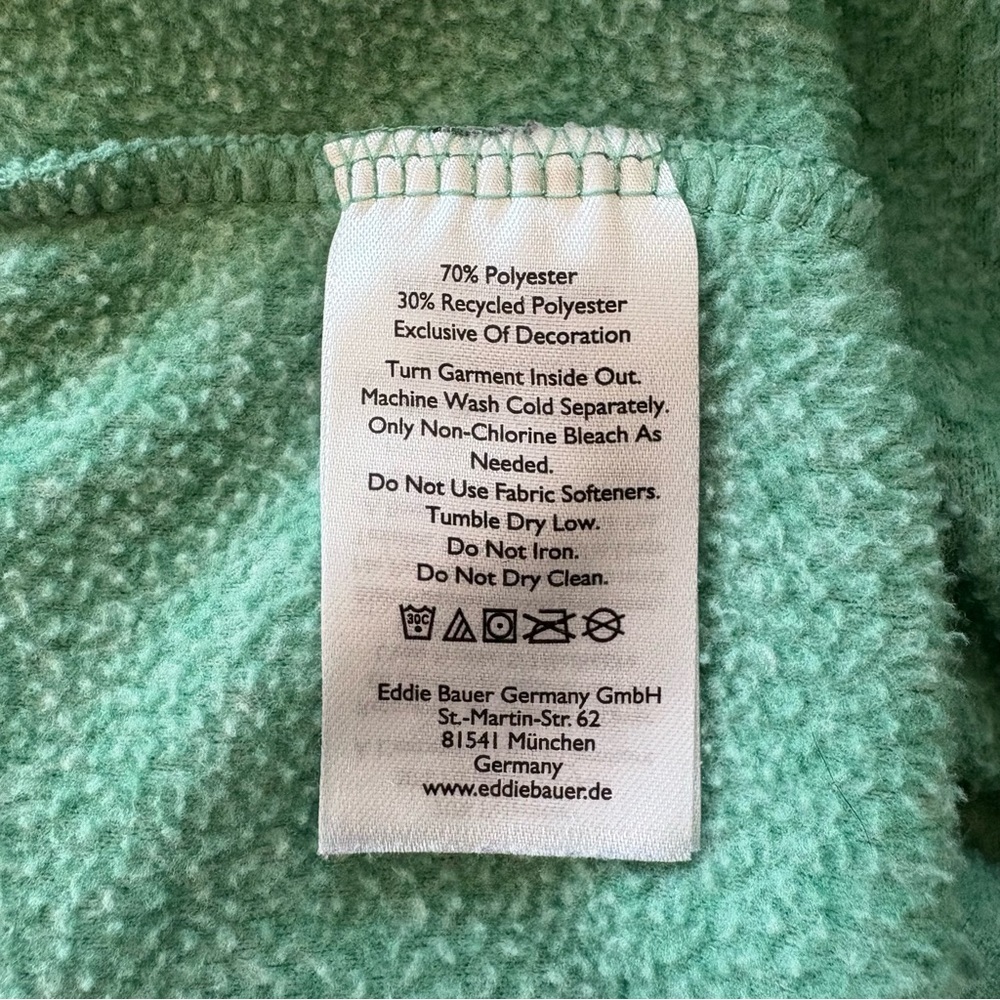 Eddie Bauer Marl Fleece 1/4 Zip Pullover - Picture 4 of 7